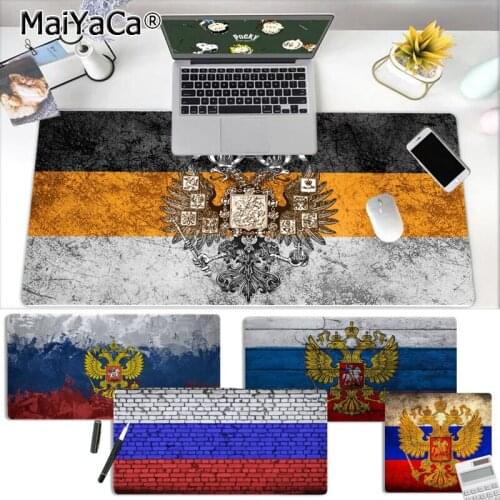 MaiYaCa 2019 New Russian flag Silicone large/small Pad to Mouse Game Rubber PC Computer Gaming mousepad
