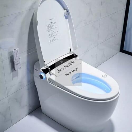 Factory supplier remote wifi modern intelligent closet vortex siphonic flush 110v s-trap intelligent smart toilet for bathroom