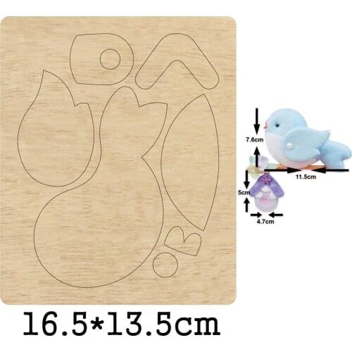Bird and House Cutting Dies New Die Cut &Wooden Dies Suitable for Common Die Cutting Machines on the Market Christmas Jewelry