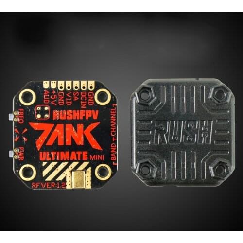 RUSH TANK Ultimate MINI 5.8GHz 48CH RaceBand 0/25/200/500/800mW Switchable 20x20 Stackable FPV Transmitter VTX For RC Drone