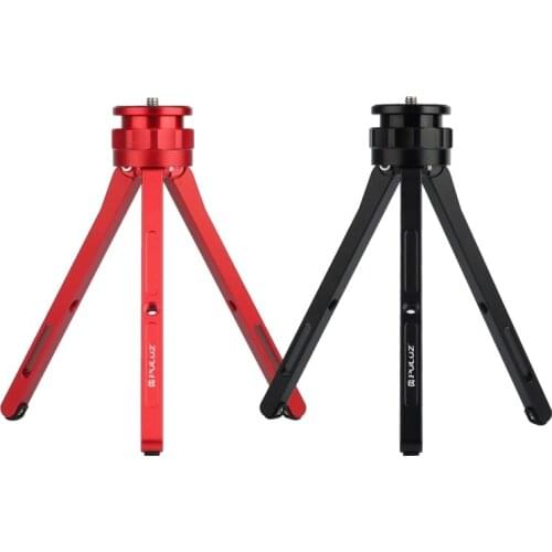 PULUZ Adjustable Aluminum Alloy Mini Tripod Stand Tabletop Tripod for DSLR & Digital Cameras