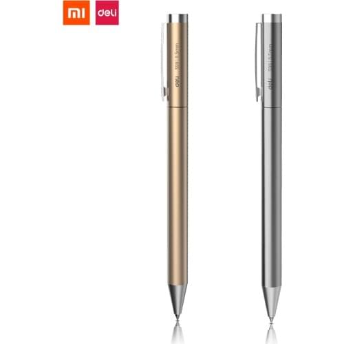 Xiaomi Deli Mijia Metal Sign Pens PREMEC Smooth Switzerland Refill 0.5mm Signing Writing Pens Mi Aluminum Alloy Pens