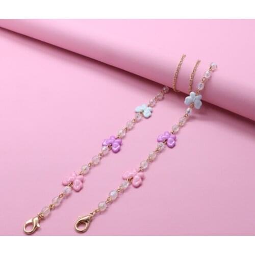 Eyeglasses Cord Eyeglass Rope Hanging Mask Lanyards Mask Chain Eye Glasses Sunglasses beaded Chain Star Tassel Pendant Chain