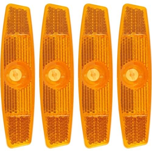 Steel Wire Lamp Warning Tapes MTB Bicycle Wheel Rim Reflective Mount Clips Road Bike Warning Spoke Reflector