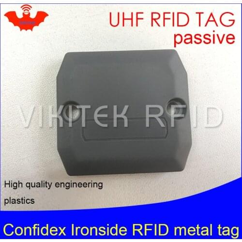 UHF RFID anti-metal tag confidex ironside 915mhz 868mhz Impinj Monza4QT EPCC1G2 6C durable ABS smart card passive RFID tags