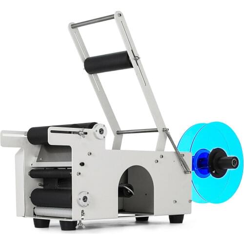 LT-50 Bottle Labeler Machine 20-50 Pcs/min Label Applicator Semi-Automatic Round Bottle Labeling Machine