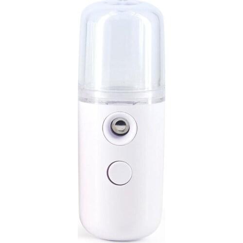 Mini Nano Mist Sprayer Cooler Facial Steamer USB Rechargeable Humidifier Face Moisturizing Nebulizer Women Beauty Skin Care Tool