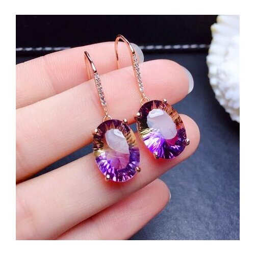 VINTAGE BLUE SAND STONE HUGE 925 HOOK EARRING 2 1/2" natural gem/stone/coral/opal Marcasitegirl Wedding