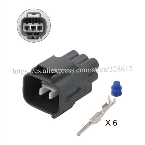 DJ7061FA-2.2-11/21 car wire male connector Harnes cable 6pin automotive plug Waterproof sheath Include terminal seal Lamp socket