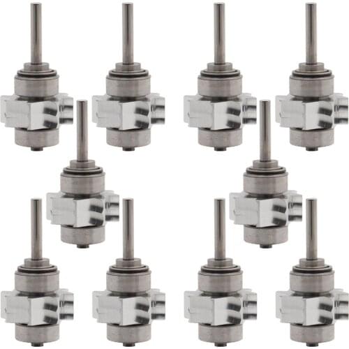 10pcs Rotor Cartridge for YUSENDENT Dental LED High Speed Handpiece CX207-F-TP Dental Air Turbine Original H15-TP Torque TU