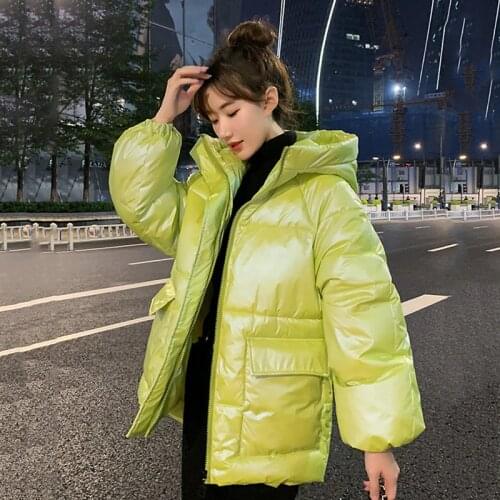 2020 Fashion Autumn Winter Women Short Hooded Multicolor Down Parkas Warm Thick Winter Jacket Women Jackets Coats