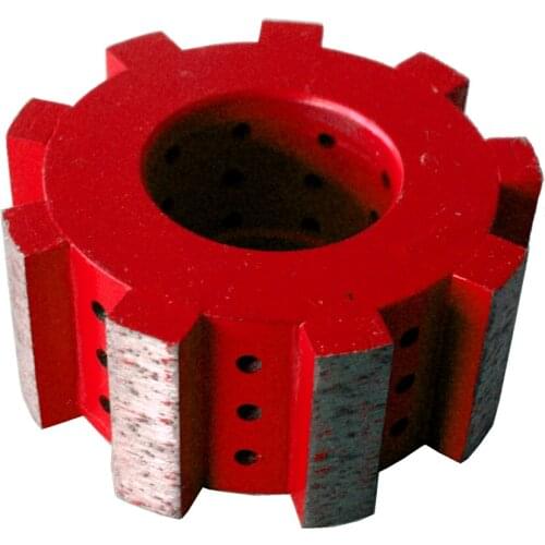 3PCS 3" Diamond Drum Wheel With Dia. 35mm Bore