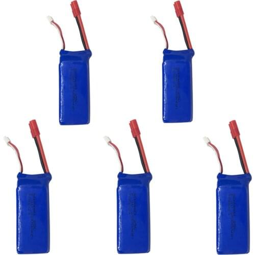 5PCS/lot Upgrade High Capacity Lipo battery7.4V 2S 2500mAh 25C Battery For Syma X8C X8W X8G Drone Helicopter Quadcopter Battery