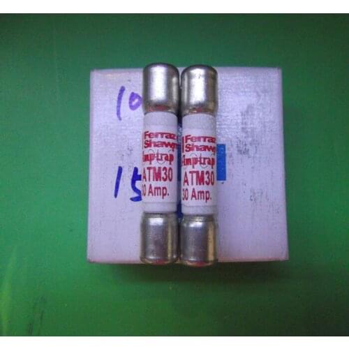 Free shipping 5pcs ATM 30 Ferraz French Roland 10X38 ceramic fuse / fuse 30A 600V new genuine