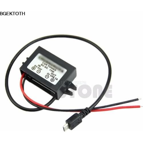 Supply Power Converter DC DC Module 8-50V to 5V Micro USB OUTPUT 12V/24V to 5V