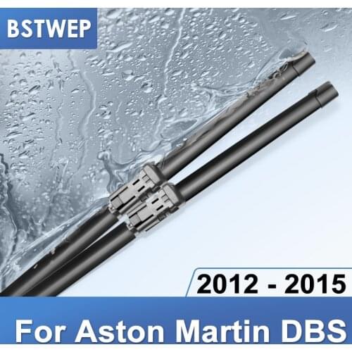 BSTWEP Wiper Blades for ASTON MARTIN DBS Fit Push Button Arms 2012 2013 2014 2015