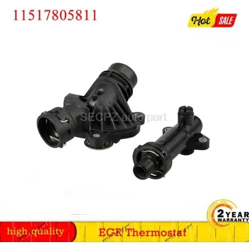 For BMW 3 e90 e91 e92 e93 EGR Thermostat and Coolant Thermostat Set 11 51 7 805 811,11517805811,11 71 7 787 870