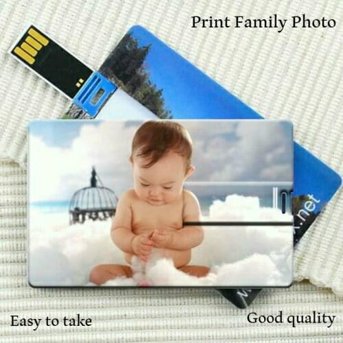 Hot Sale Photography 2G/4G/8G/16G/32G Bank Credit Card Shape USB Flash Drive Memory Stick Custom Company&Studio Logo Best Gift