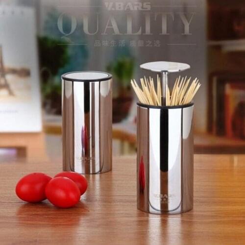 Innovative self-portable toothpick box European room home creative toothpick box