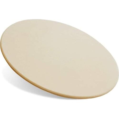 Pizza Stone 15 inch Round Baking Stone for Bread Ceramic Pizza Grilling Stones for Cooking and Baking BBQ and Grill
