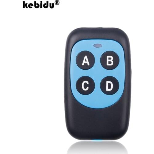 Kebidu Wireless RF 433 MHz Remote Control for Electric Gate Garage Door 282-868MHZ ABCD Remote Control 315Mhz Controller