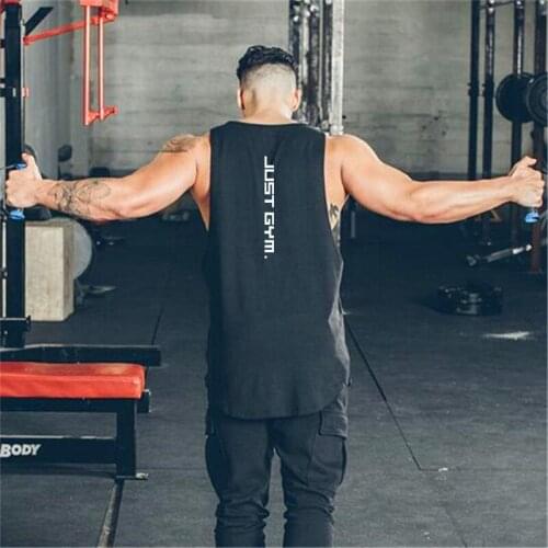 New Brand Bodybuilding Stringer Tank Top Men High Quality Mens Muscle Vest Sportswear Singlets Gym Clothing Sleeveless Shirt