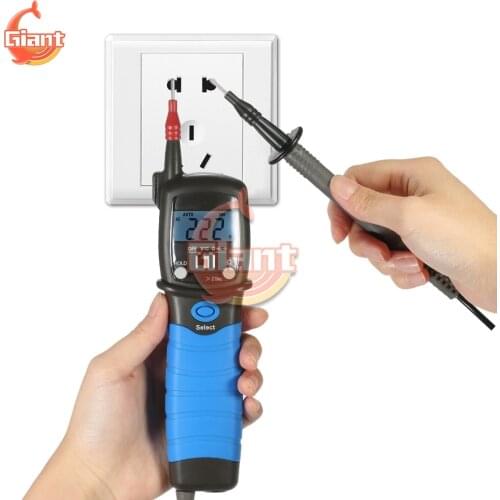 New Digital Multimeter Pen Type Meter AC DC Resistance Diode Tester Voltage Continuity Tester Tool Resistance Meter DC Voltmeter