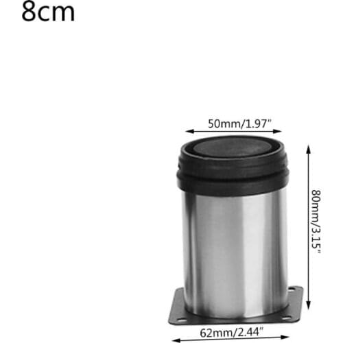 Stainless Steel Adjustable Table Support Feet For Furniture Cabinet Sofa Chairs E5BE