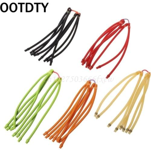 Slingshot Band Fishing Bands Shooting Fish Hunting Group Round Bands Latex Tube Replacement Elastic Powerful Catapult Tools