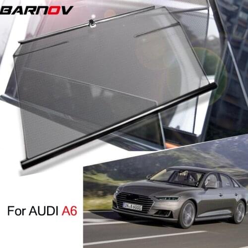 For AUDI A6 C7 Car Special Sun Shade Side Window Automatic Lifting Sunshade Sunscreen Insulation Telescopic Curtains