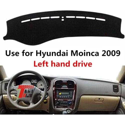 TAIJS Factory Anti cracking light-preventing Polyester Fibre Car Dashboard Mat For Hyundai Moinca 2009 Left hand drive