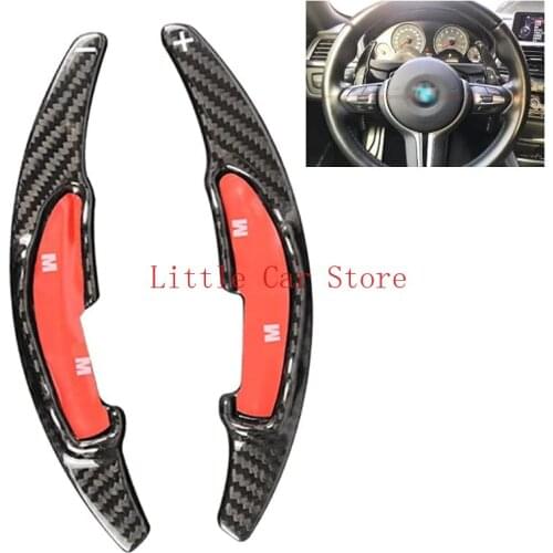 Steering Wheel Paddle Shifter Extension For BMW M2 M3 M4 M5 X5M X6M F87 F85 F86 F80 F82 F83 F10 M6 F12 Carbon Fiber Shift Paddle