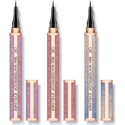 QIC Starry Sky Waterproof Liquid Eyeliner Pencil Fast Dry Non Smudge Eye Makeup Easy to color, smooth, delicate texture, make