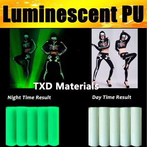 High-Quality PU Luminescent Vinyl,vinyl for t shirts, glow in the dark pu vinyl film 0.5*1m per lot