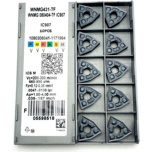 WNMG080404 TF IC907 908 WNMG431 External turning tool Carbide insert Lathe tool parts Turning insert WNMG 080404 Turning tools