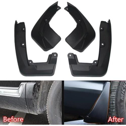 YAQUICKA 4Pcs/set Auto Car Front Rear Fender Splash Guard Mud Flaps Mudguards For Honda CRV 2017 Exterior Accessories Covers