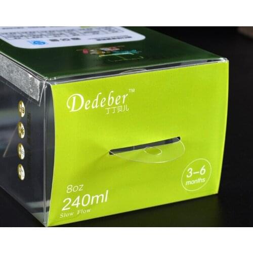 Custom Transparent Plastic Folding Chocolate Candy Packaging Box,Transparent PVC Electronics Packaging Box ---PX20325