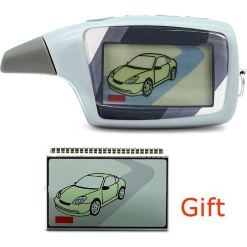 Lcd display 2 Way LCD Remote Car Starter key chain For Sher khan magicar 5 Automatic Function Car Keychain LCD M5