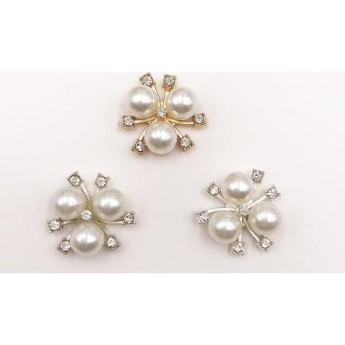 10Pcs Crystal Rhinestones Pearl Patches Sew on Patches for Clothing Rhinestones Clothes for Kids Women DIY Appliques