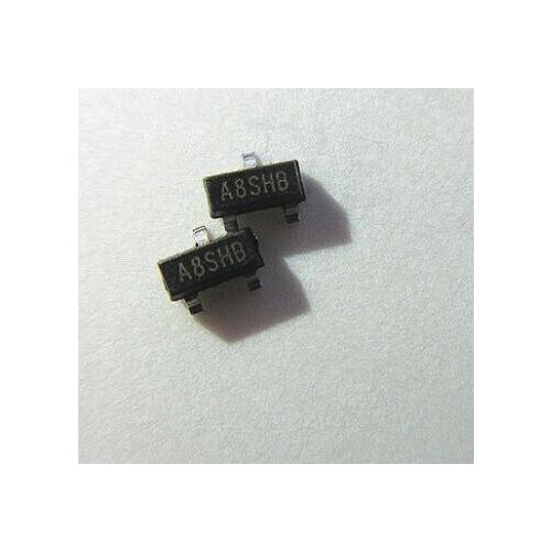 100PCS/LOT SI2308DS patch SOT-23 2A/60V screen A8SHB