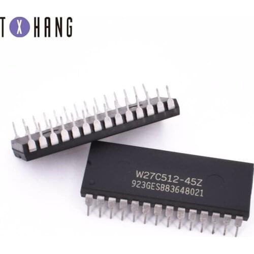 10PCS W27C512-45Z W27C512 DIP DIP-28 New diy electronics