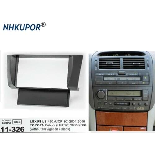 11-326 Car Radio Fascia for LEXUS LS-430(UCF-30)/TOYOTA Celsior(UFC30)Stereo Fascia Dash CD Trim Installation Frame Kit