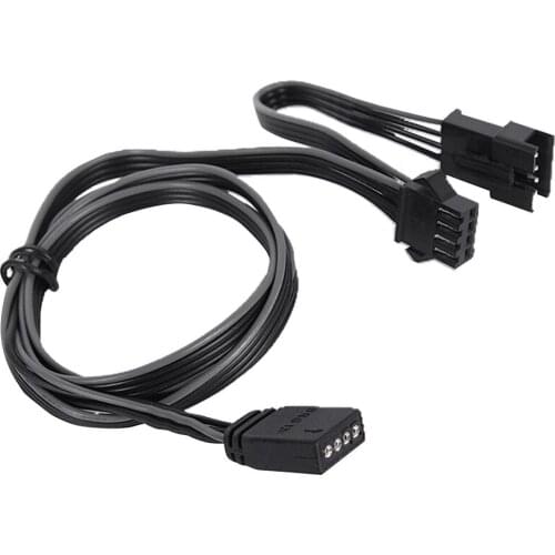 12V 4Pin RGB Connector Cable 60cm PC Case Fan LED Strip Extension Cord cable wire for Giga/Microstar/Asus RGB motherboard