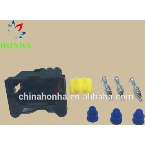 3 Pin Power Junior Timer Kit Terminals Boot Wire Connector Electrical Sensor Oxygen Connector 85205-1