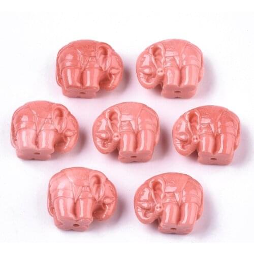 40pcs Mix Shape Carved Sea Bamboo Artificial Coral Beads for Jewelry Making Bulk Bracelet DIY Accessories