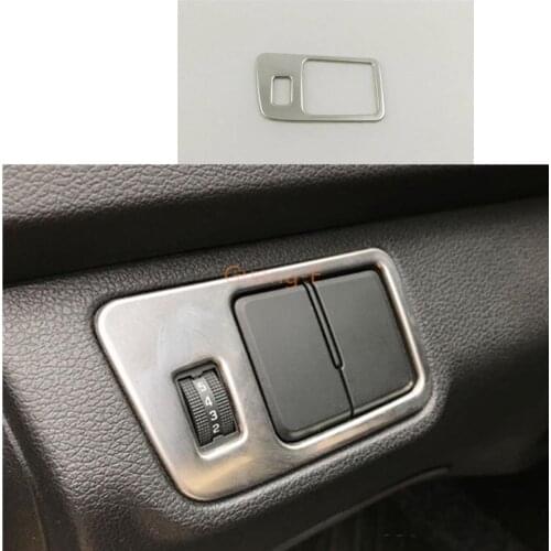 Car Detector Styling Front Fog Light Switch Button Inner Trim Frame Lamp Panel For Hyundai Solaris Accent 2017 2018 2019 2020