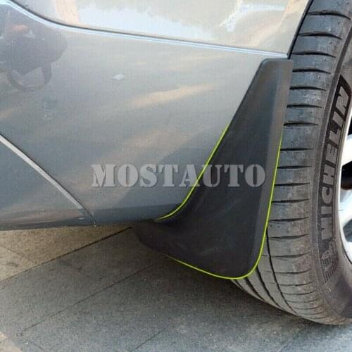 For Volvo XC60 2018-2019 Black Plastic Splash Guards Mud Flaps Mud Guards 4pcs Car Accessories Interior Car Decor Car Trim