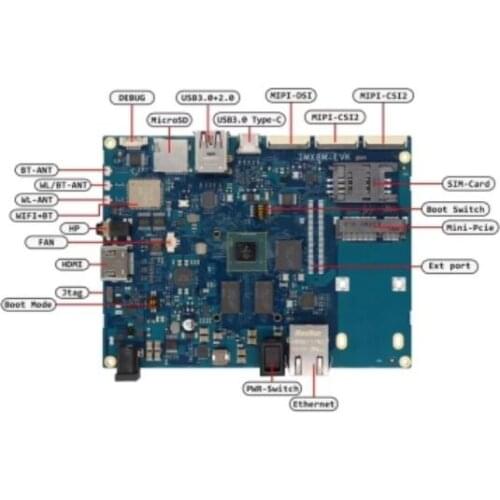 For IMX8M development board I.MX8M core board NXP Cortex-A53 I.MX8 development board Gigabit I.MX8MQ