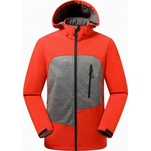2019 New Mens Hiking Softshell Jackets Winter Outdoor Sports Thermal Windbreaker Camping Trekking Climbing Skiing Male Windproof Coats S-2XL