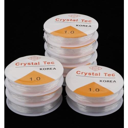Stretch Elastic Bead Thread Jewelry for Bracelet Crafts 0.5 / 1.6 / 0.7 / 0.8 / 1.0mm Clear Diameter